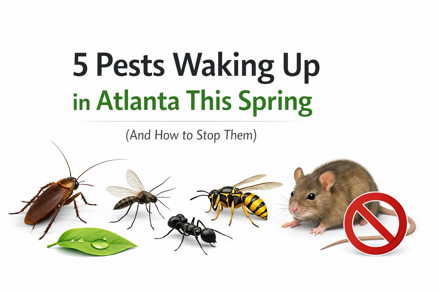 5 Pests Waking Up in Atlanta This Spring (And How to Stop Them) - Great ...